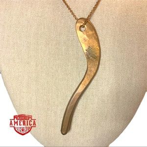 Hand Forged Copper Wand - Copper Necklace - Unisex